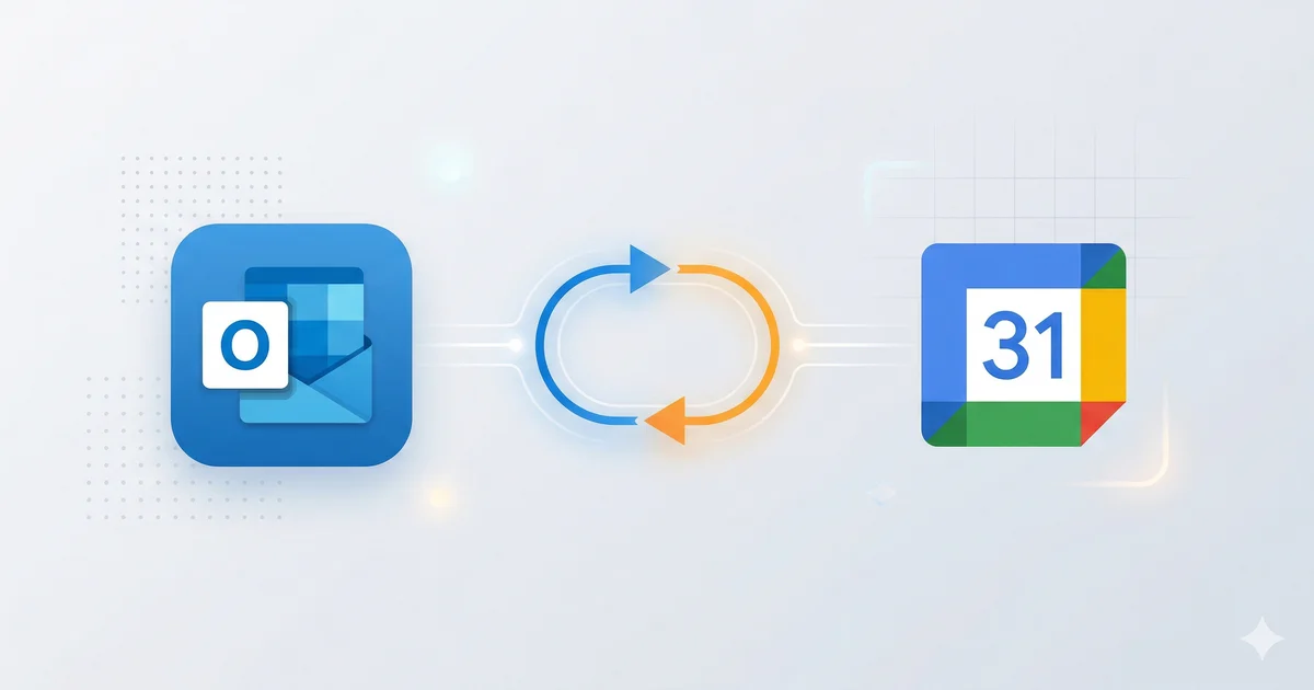 Outlook and Google Calendar sync